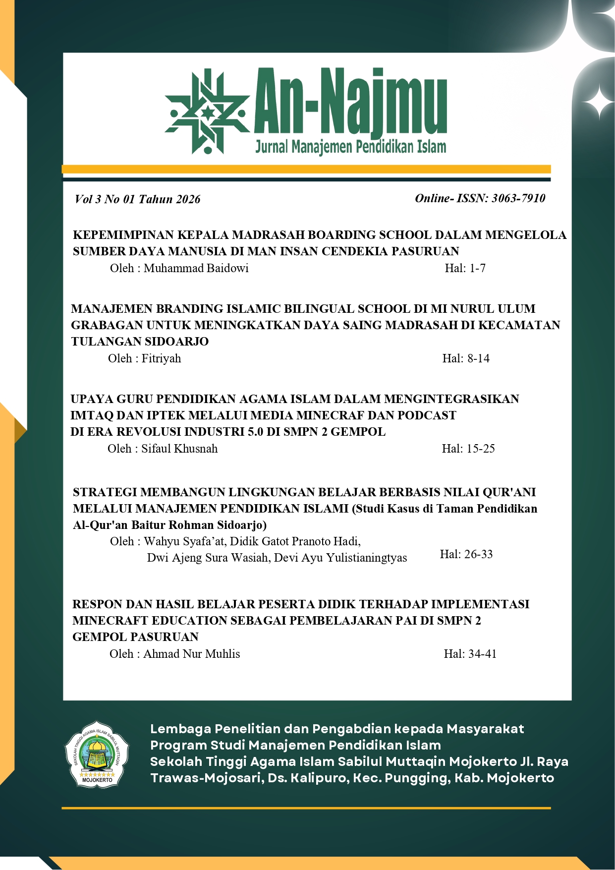 					View Vol. 3 No. 01 (2026)
				